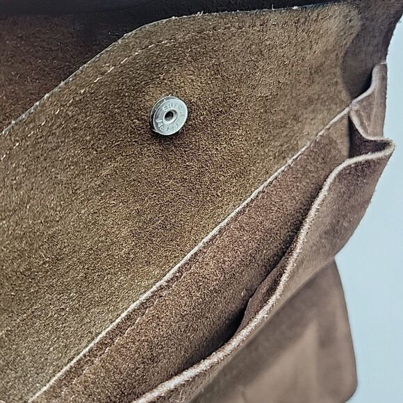 Eberle Genuine Cowhide Leather Women’s Brown Wallet Coin Purse Sandalwood - Picture 9 of 13